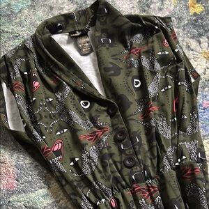 Nooworks Black Swan Print Magic Suit